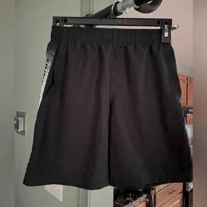 Black UA dri fit boys shorts